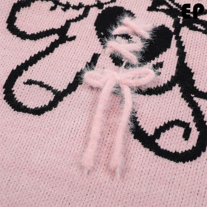 Women Knitted Sweater Pullover Pullover Cardigan Ripped Top