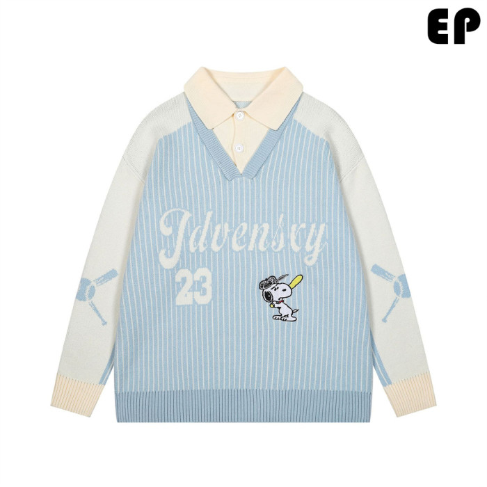 Women Knitted Sweater Pullover Pullover Cardigan Ripped Top