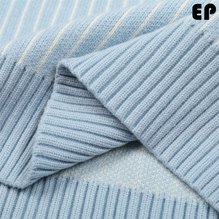 Women Knitted Sweater Pullover Pullover Cardigan Ripped Top