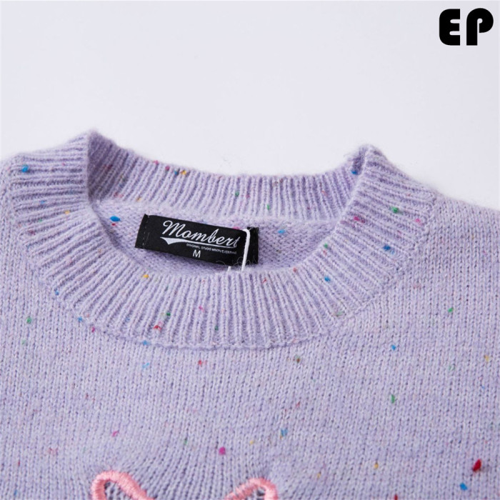 Women Knitted Sweater Pullover Pullover Cardigan Ripped Top