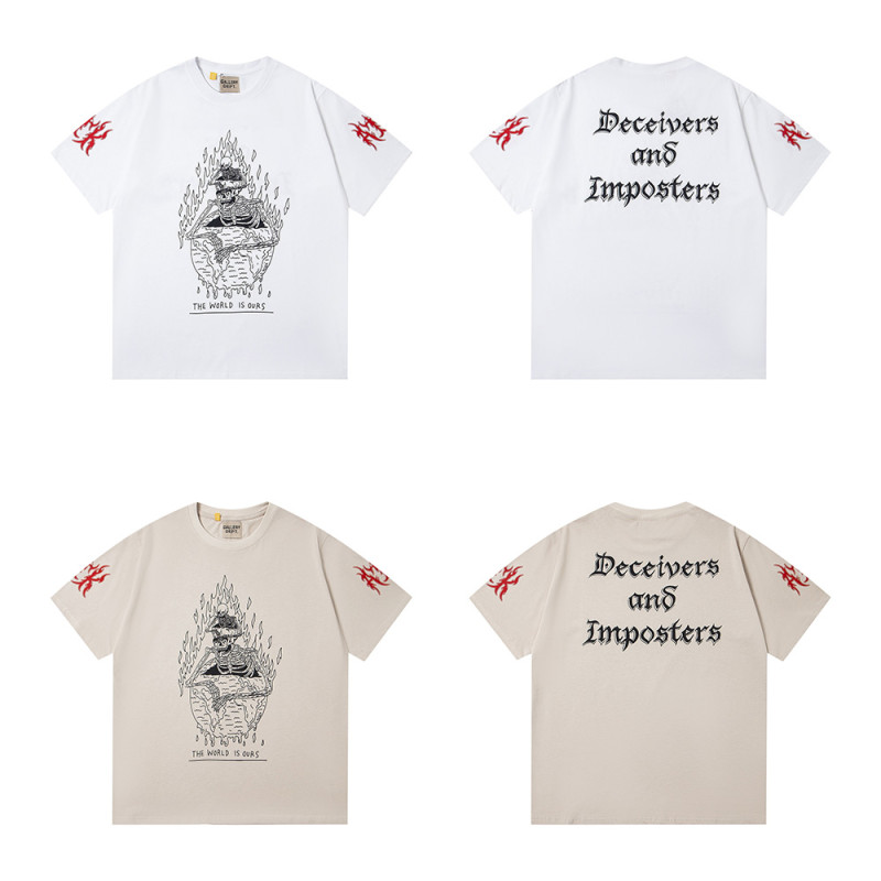 Vintage Oversized Graphic T-shirt Cotton Crewneck Tee Retro Streetwear Tops for Men Women Unisex