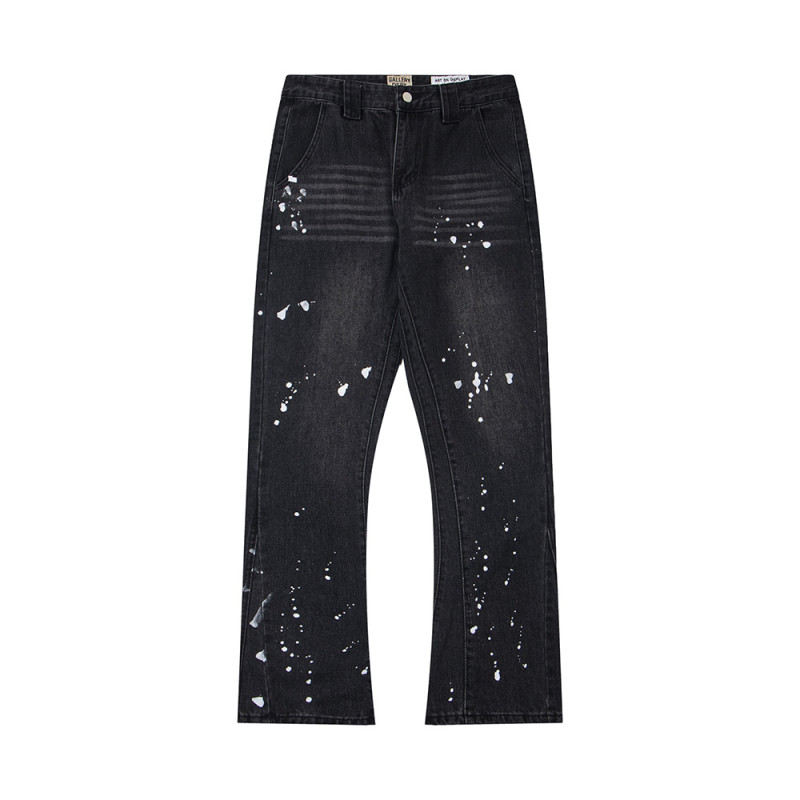 Men Classic Jeans Trousers Suit Pant Bottoms Joggers Clothes Women Denim Stretch Pants