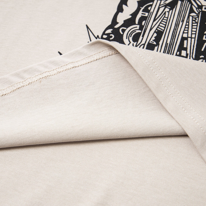 Vintage Oversized Graphic T-shirt Cotton Crewneck Tee Retro Streetwear Tops for Men Women Unisex