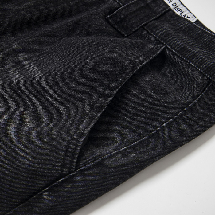 Men Classic Jeans Trousers Suit Pant Bottoms Joggers Clothes Women Denim Stretch Pants