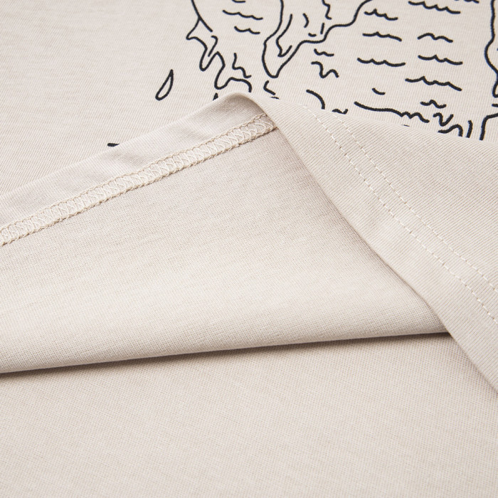 Vintage Oversized Graphic T-shirt Cotton Crewneck Tee Retro Streetwear Tops for Men Women Unisex