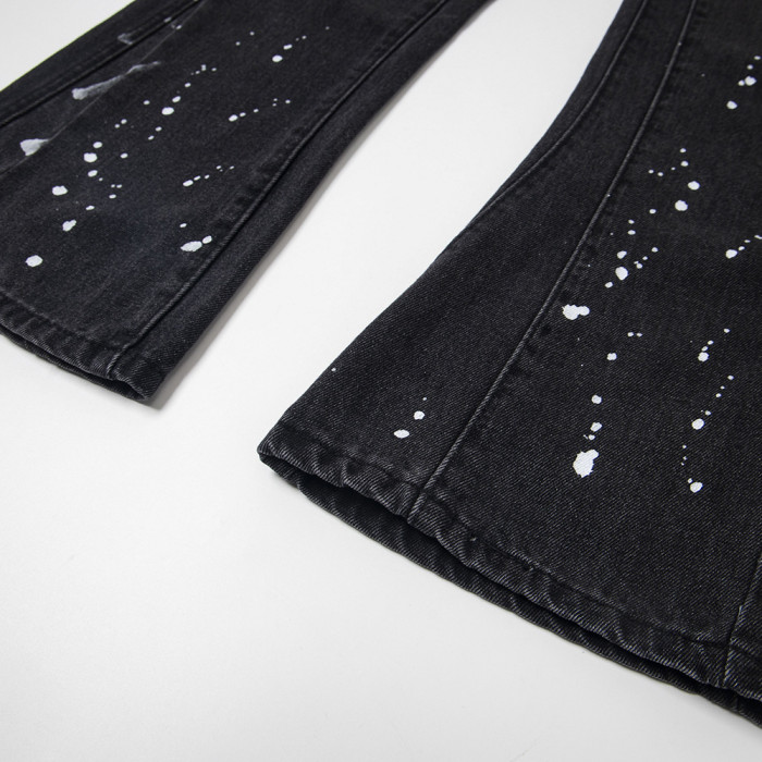 Men Classic Jeans Trousers Suit Pant Bottoms Joggers Clothes Women Denim Stretch Pants