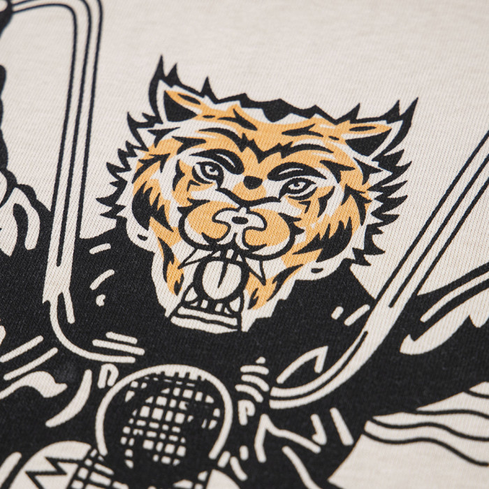 Vintage Oversized Graphic T-shirt Cotton Crewneck Tee Retro Streetwear Tops for Men Women Unisex