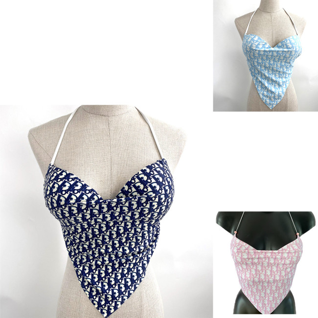 Women One-piece Swimsuit Swimwear Set Bikini Sport Bra Beach Thong Bathing Suit Underwear