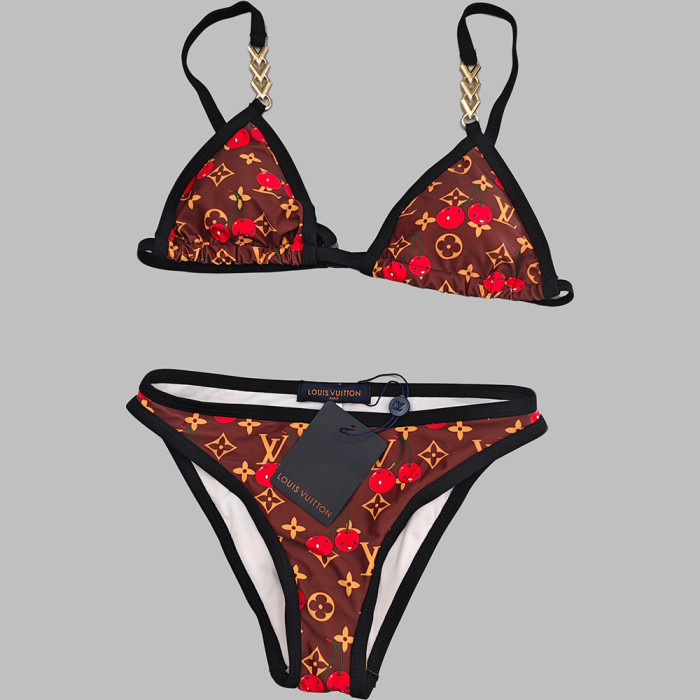 Women Three Piece Rhinestone Bikini Set Sport Bra Swimsuit Beach Thong Swimwear Bathing Suit Swimming Suit