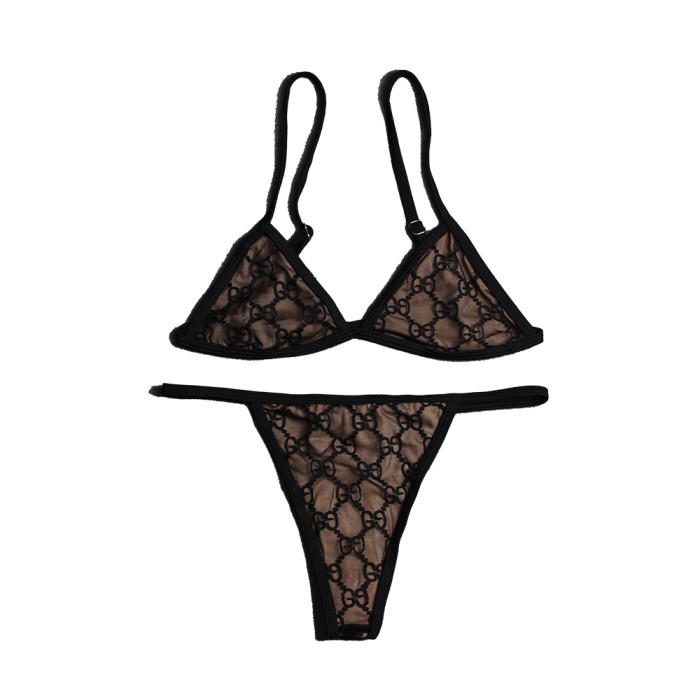 Women Two Piece Rhinestone Bikini Set Sport Bra Swimsuit Beach Thong Swimwear Bathing Suit Swimming Suit