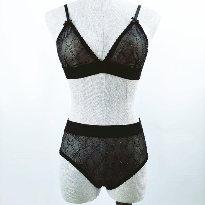 Women Two Piece Rhinestone Bikini Set Sport Bra Swimsuit Beach Thong Swimwear Bathing Suit Swimming Suit