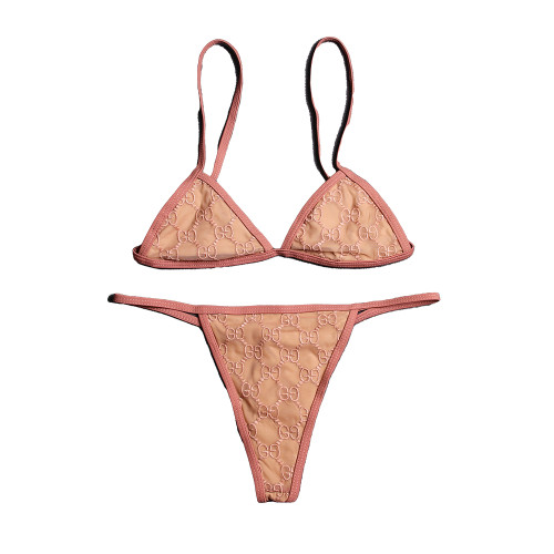 Women Two Piece Rhinestone Bikini Set Sport Bra Swimsuit Beach Thong Swimwear Bathing Suit Swimming Suit