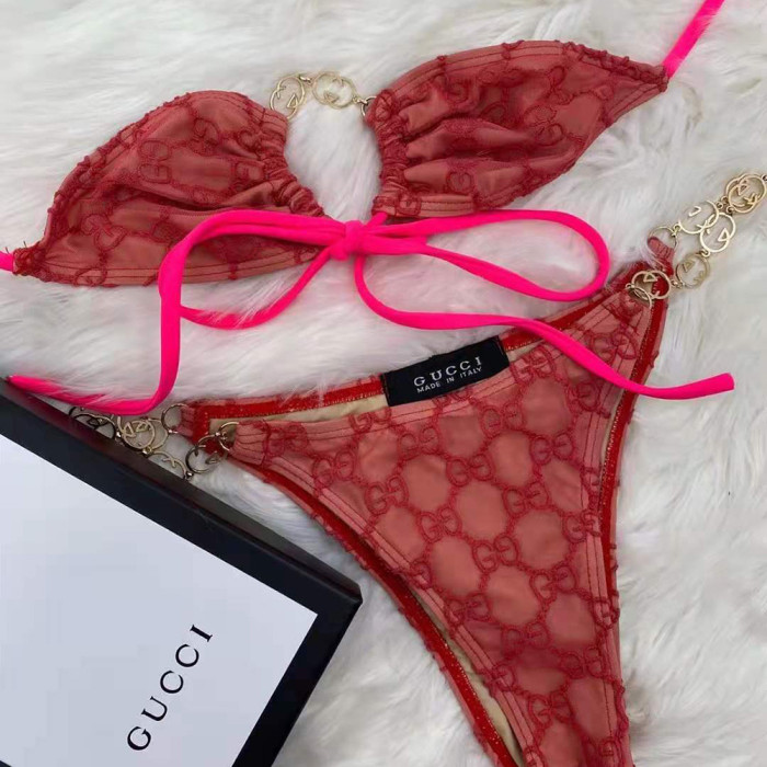 Women Two Piece Rhinestone Bikini Set Sport Bra Swimsuit Beach Thong Swimwear Bathing Suit Swimming Suit