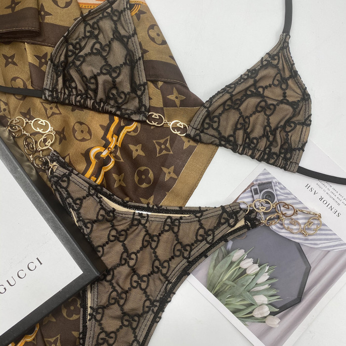 Women Two Piece Rhinestone Bikini Set Sport Bra Swimsuit Beach Thong Swimwear Bathing Suit Swimming Suit