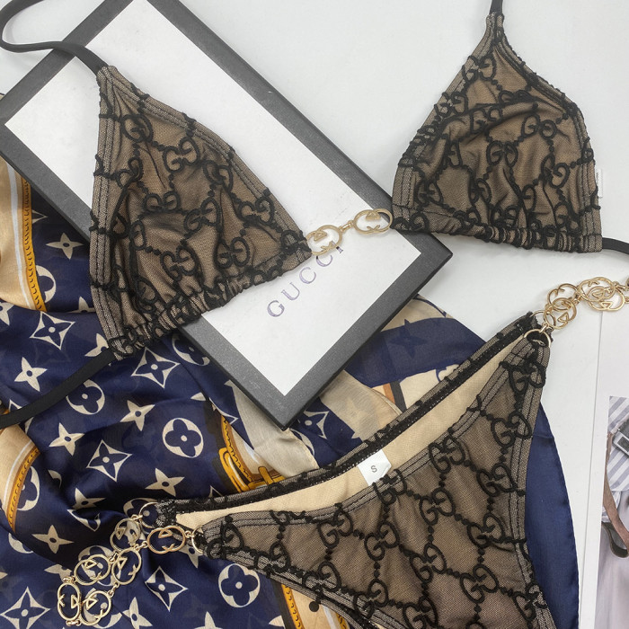 Women Two Piece Rhinestone Bikini Set Sport Bra Swimsuit Beach Thong Swimwear Bathing Suit Swimming Suit