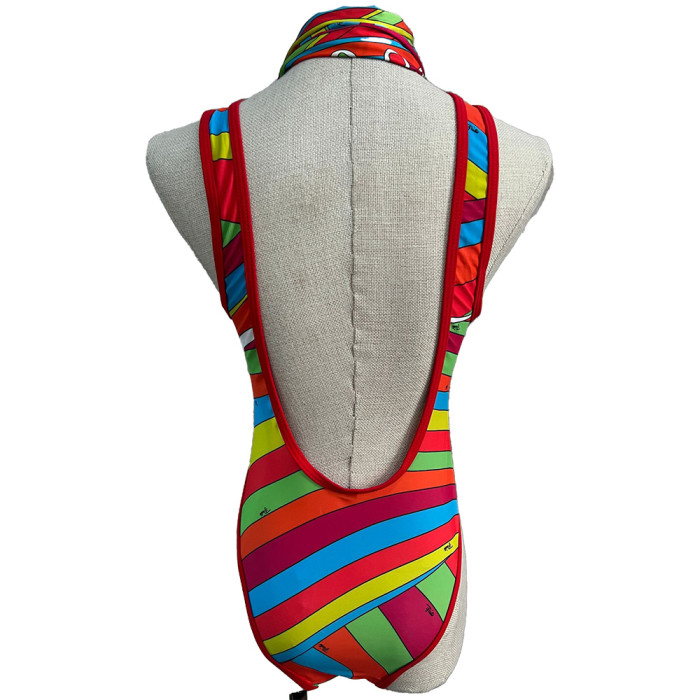 Women Three Piece Rhinestone Bikini Set Sport Bra Swimsuit Beach Thong Swimwear Bathing Suit Swimming Suit