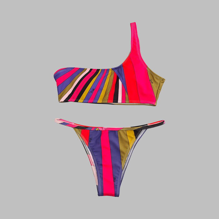 Women Three Piece Rhinestone Bikini Set Sport Bra Swimsuit Beach Thong Swimwear Bathing Suit Swimming Suit