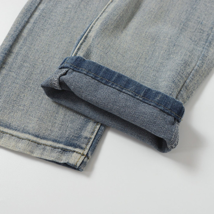 Men Classic Jeans Trousers Suit Pant Bottoms Joggers Clothes Women