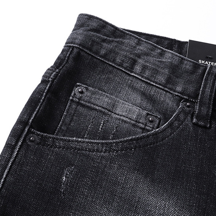 Men Women Denim Shorts Streetwear Bottoms Half Pants Jean Shorts Unisex