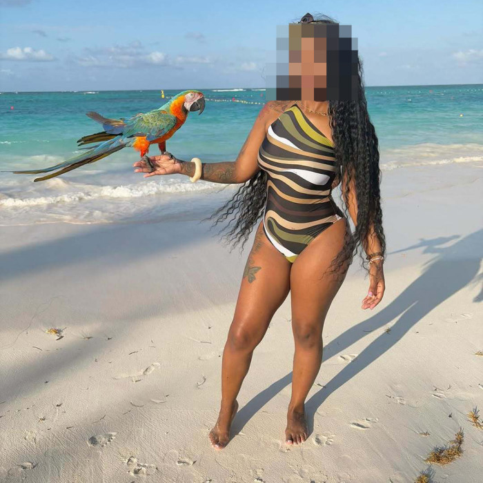 Women Three Piece Rhinestone Bikini Set Sport Bra Swimsuit Beach Thong Swimwear Bathing Suit Swimming Suit