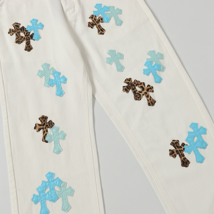 Men Classic Jeans Trousers Suit Pant Bottoms Joggers Clothes Women