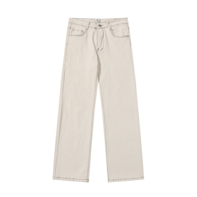 Men Classic Jeans Trousers Suit Pant Bottoms Joggers Clothes Women