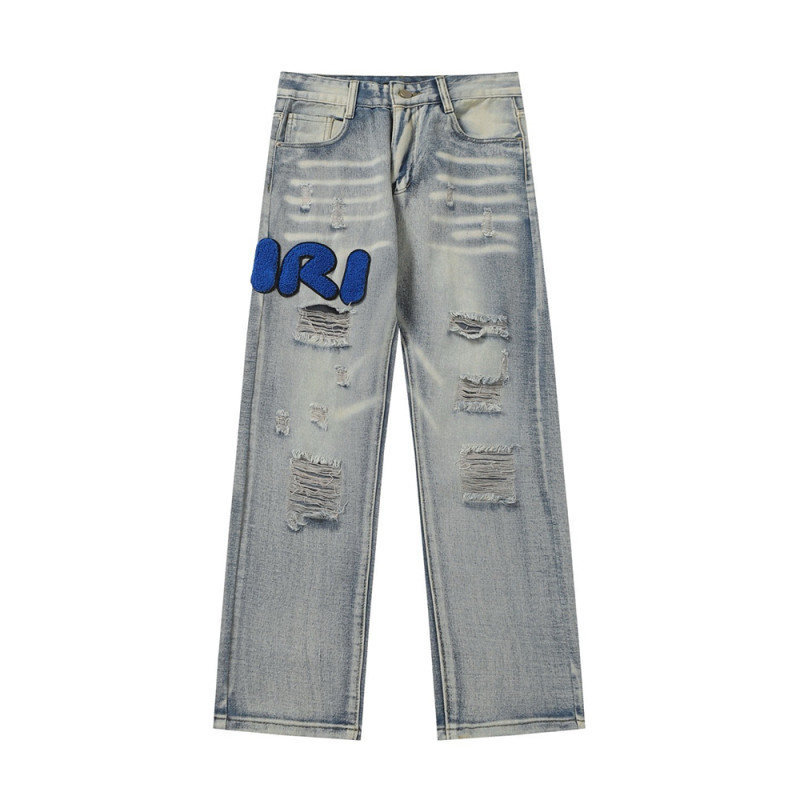 Men Classic Jeans Trousers Suit Pant Bottoms Joggers Clothes Women