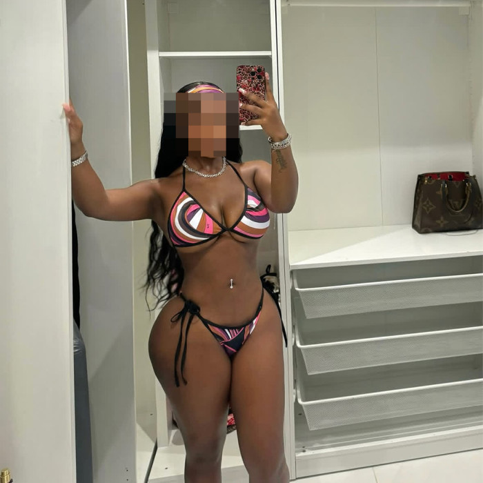 Women Three Piece Rhinestone Bikini Set Sport Bra Swimsuit Beach Thong Swimwear Bathing Suit Swimming Suit