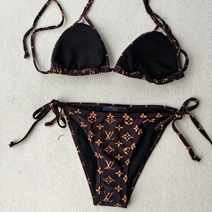 Women Two Piece Rhinestone Bikini Set Sport Bra Swimsuit Beach Thong Swimwear Bathing Suit Swimming Suit