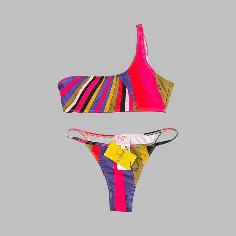 Women Three Piece Rhinestone Bikini Set Sport Bra Swimsuit Beach Thong Swimwear Bathing Suit Swimming Suit