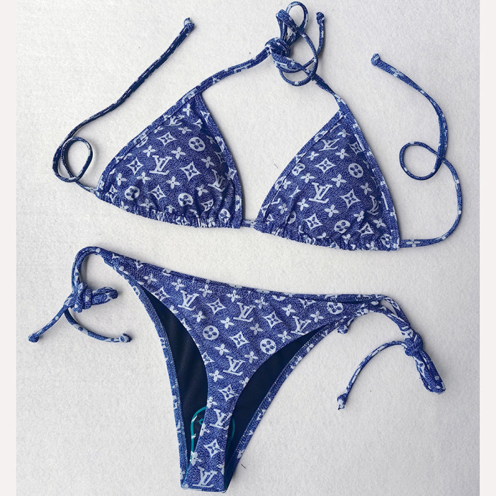 Women Two Piece Rhinestone Bikini Set Sport Bra Swimsuit Beach Thong Swimwear Bathing Suit Swimming Suit