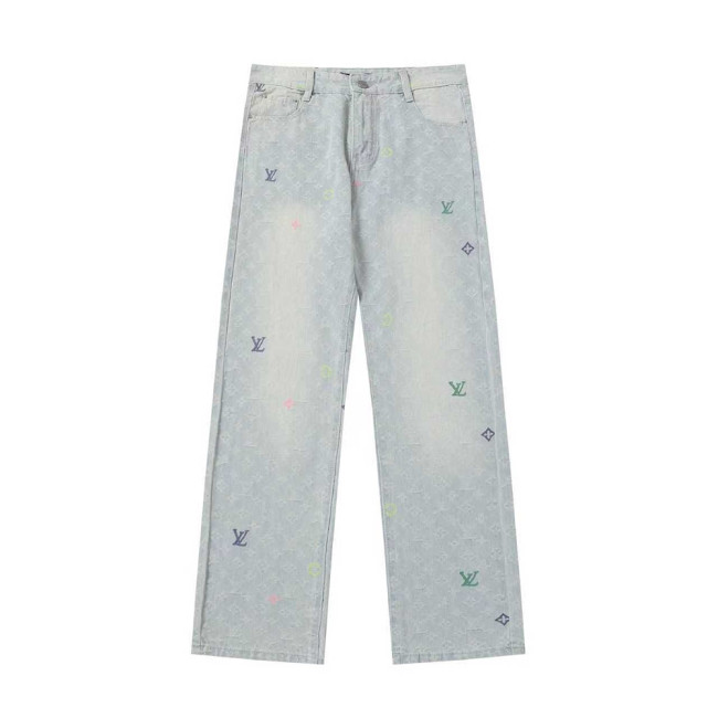 Men Classic Jeans Trousers Suit Pant Bottoms Joggers Clothes Women