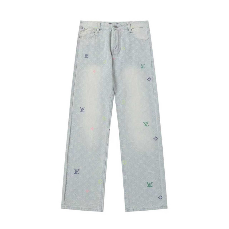 Men Classic Jeans Trousers Suit Pant Bottoms Joggers Clothes Women