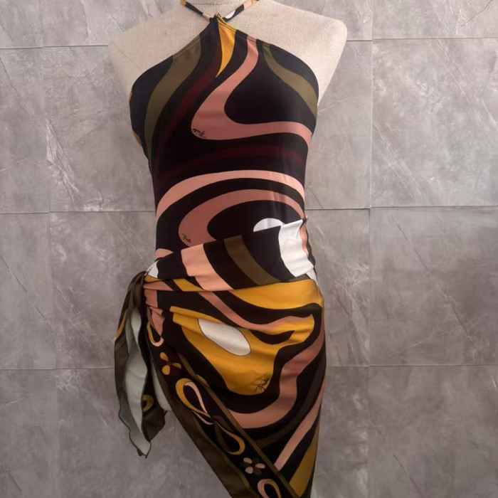 Women Three Piece Rhinestone Bikini Set Sport Bra Swimsuit Beach Thong Swimwear Bathing Suit Swimming Suit