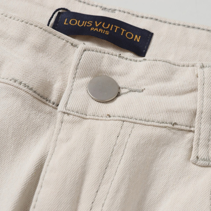 Men Vintage Distressed Denim Jeans Straight Leg Trousers Streetwear Pants Casual Bottoms Joggers Clothes Women