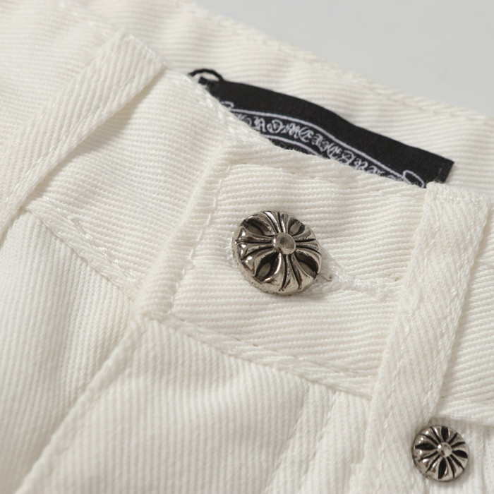 Men Vintage Distressed Denim Jeans Straight Leg Trousers Streetwear Pants Casual Bottoms Joggers Clothes Women