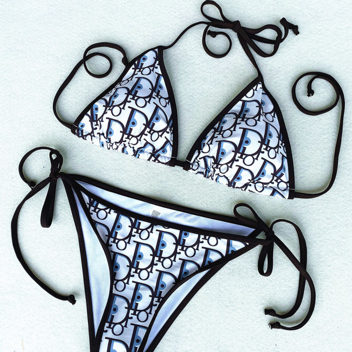 Women Two Piece Bikini Set Sport Bra Swimsuit Beach Thong Swimwear Bathing Suit