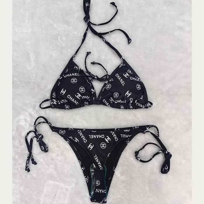 Women Two Piece Bikini Set Sport Bra Swimsuit Beach Thong Swimwear Bathing Suit