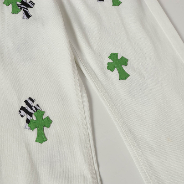 Men Vintage Distressed Denim Jeans Straight Leg Trousers Streetwear Pants Casual Bottoms Joggers Clothes Women