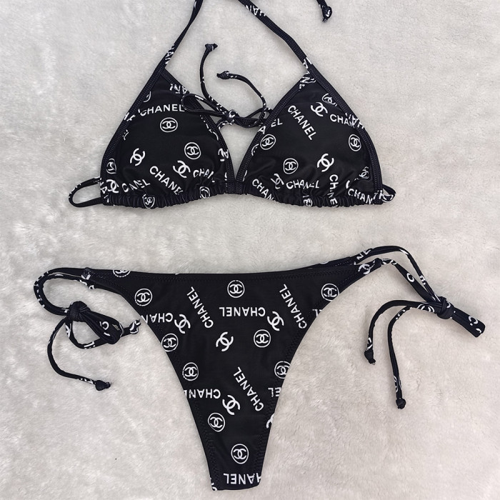 Women Two Piece Bikini Set Sport Bra Swimsuit Beach Thong Swimwear Bathing Suit