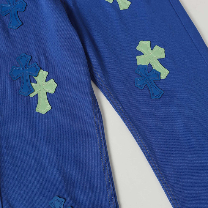 Men Vintage Distressed Denim Jeans Straight Leg Trousers Streetwear Pants Casual Bottoms Joggers Clothes Women