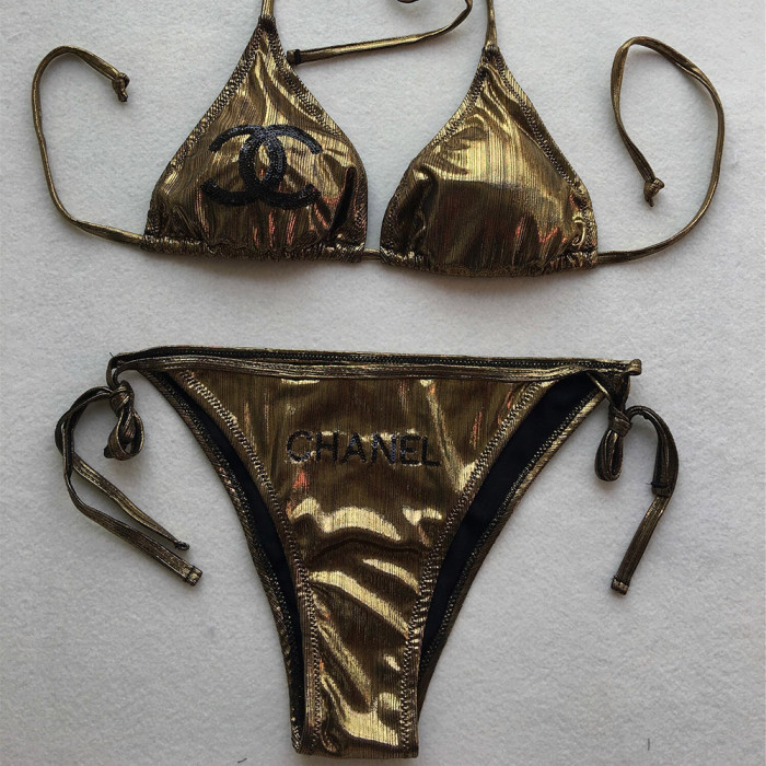 Women Two Piece Bikini Set Sport Bra Swimsuit Beach Thong Swimwear Bathing Suit