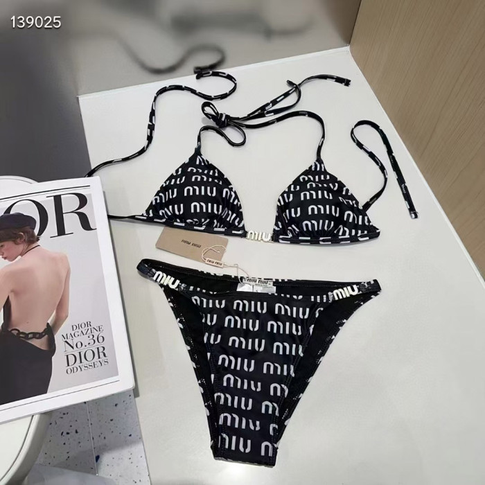 Women Two Piece Bikini Set Sport Bra Swimsuit Beach Thong Swimwear Bathing Suit