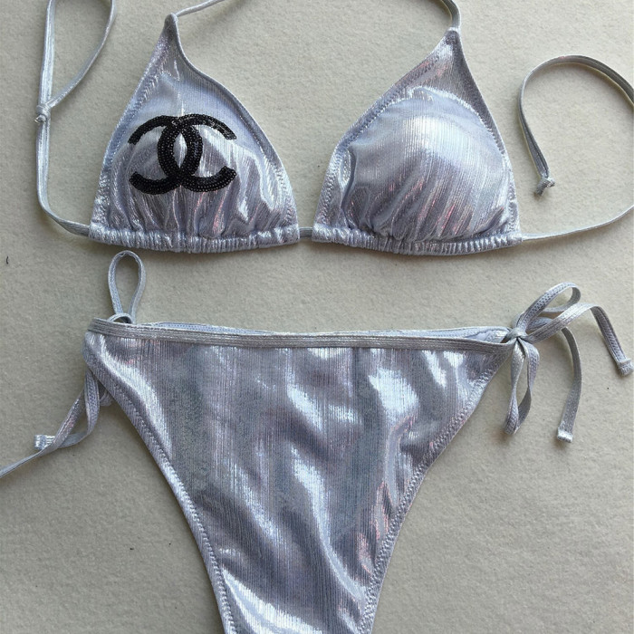 Women Two Piece Bikini Set Sport Bra Swimsuit Beach Thong Swimwear Bathing Suit