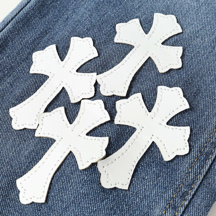 Men Vintage Distressed Denim Jeans Straight Leg Trousers Streetwear Pants Casual Bottoms Joggers Clothes Women