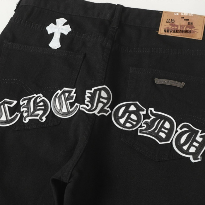 Men Vintage Distressed Denim Jeans Straight Leg Trousers Streetwear Pants Casual Bottoms Joggers Clothes Women