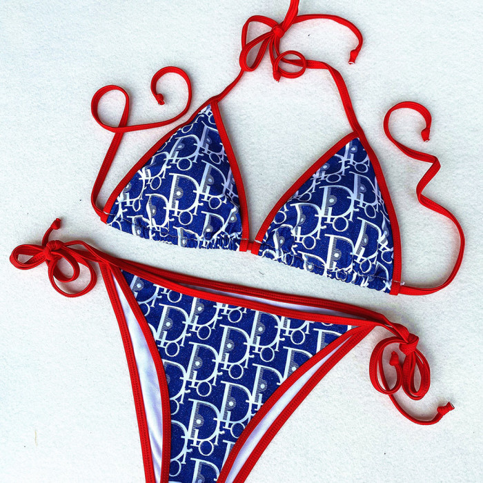 Women Two Piece Bikini Set Sport Bra Swimsuit Beach Thong Swimwear Bathing Suit