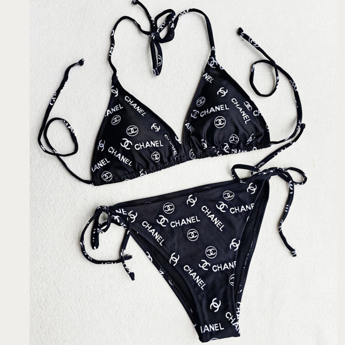 Women Two Piece Bikini Set Sport Bra Swimsuit Beach Thong Swimwear Bathing Suit