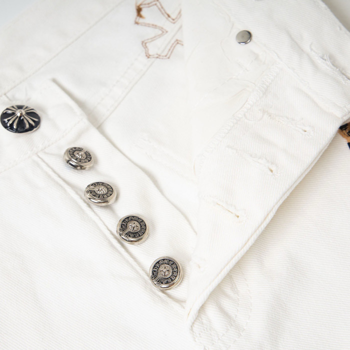 Men Vintage Distressed Denim Jeans Straight Leg Trousers Streetwear Pants Casual Bottoms Joggers Clothes Women