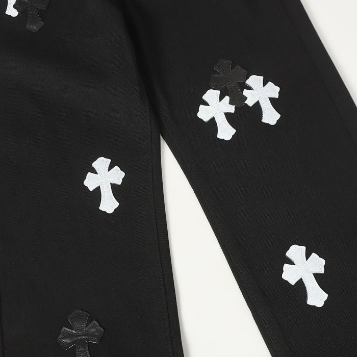 Men Vintage Distressed Denim Jeans Straight Leg Trousers Streetwear Pants Casual Bottoms Joggers Clothes Women